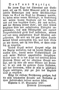 Abb. 1: Anzeige in „Hermann“, 27. 9. 1827.