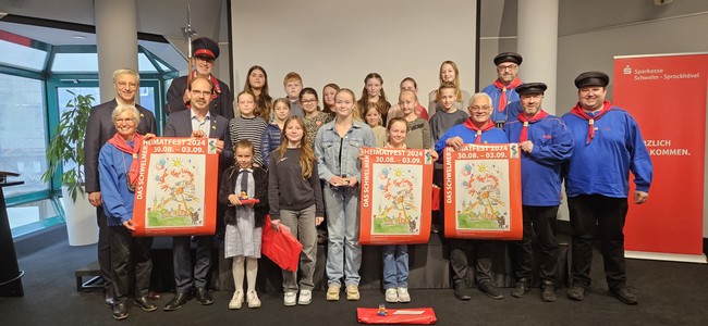 Siegerehrung Heimatfestplakat 2024